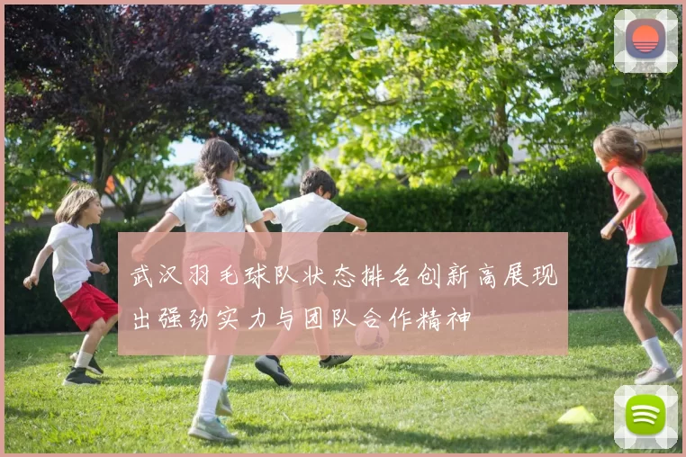 武汉羽毛球队状态排名创新高展现出强劲实力与团队合作精神